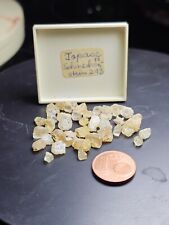 TOP großes Lot Topase aus Schneckenstein ca 20stk Mineralien aus altem Nachlass