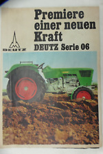 Deutz Premiere einer neuen Kraft Serie 06 Katalog H-28184