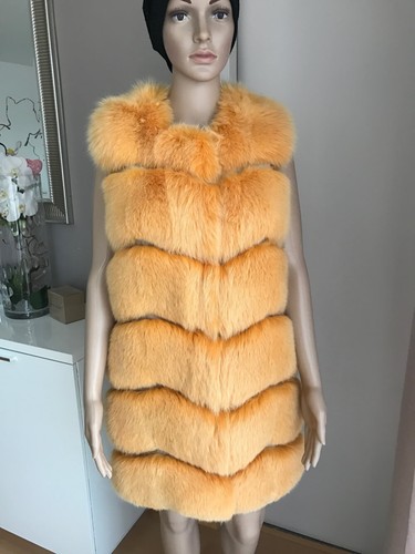 Luxus pelzweste aus fuchs - luxus,