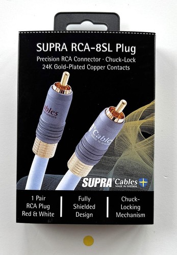 Supra cables rca8 stecker - supra, rca8-sl