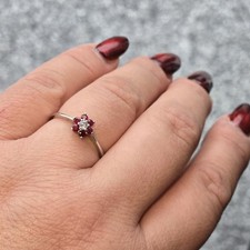 Damen Ring 585 Weißgold 14