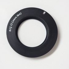 CANON EF LENS MOUNT CONVERTER ADAPTER FOR M42 LENS ONTO CANON EF BODY EOS Chip