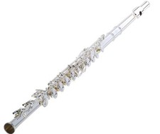 SYMPHONIE WESTERWALD Querflöte Flöte versilbert VOLLSILBERKOPF REDUZIERT 2425