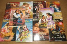 10 Historische Liebesromane, 10 Historical Ausgaben Taschenbände Nr-Liste bk578