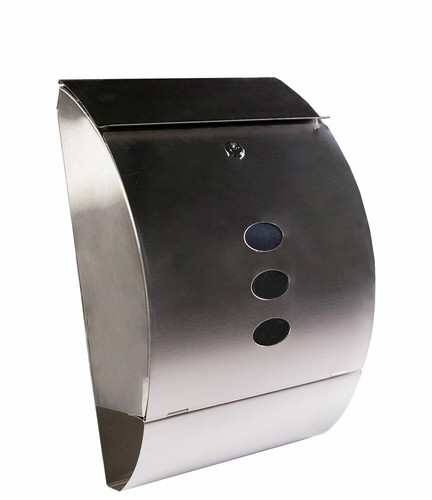 Edelstahl briefkasten design - briefkasten,