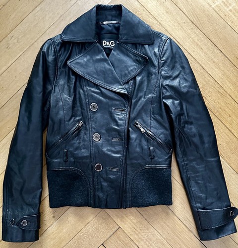Dolce gabbana leder jacke - gabbana,