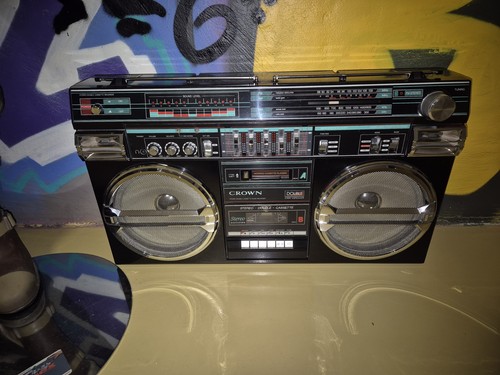 Crown 5100 ghettoblaster - sz,