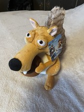 Scrat Ice Age 4 Plüschtier 27 cm Stofftier Neu mit Etikett