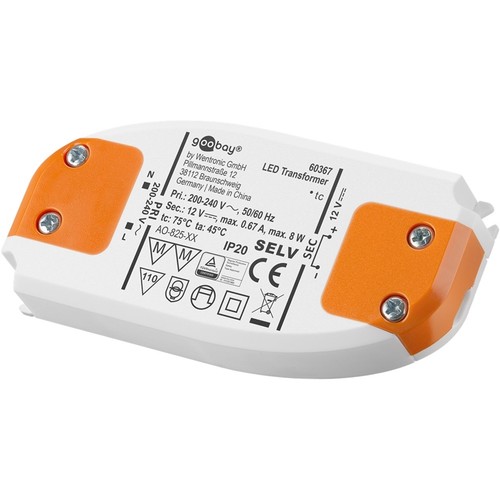 Led trafo 12v elektr - 8w,