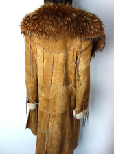 NEU Traumhafter NEGRO Shearling  Lammfellmantel Gr.36  Pelzmantel XXL Pelzkragen