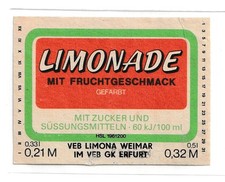 Vintage DDR VEB Limona Weimar