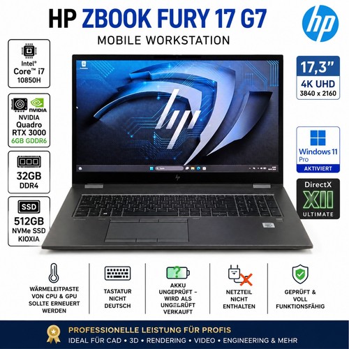 Zbook fury 17 g7 - 🔥, hp