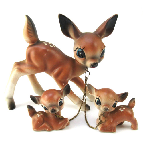 Bambi porzellan figuren - bambi,