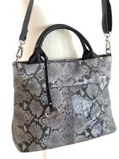 PICARD Handtasche + GÜRTEL Schlange PHYTON Schultertasche Crossbag LEDER  TOP 