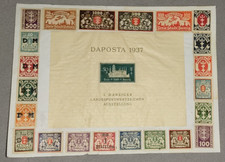 Danzig block daposta 1937 - block,