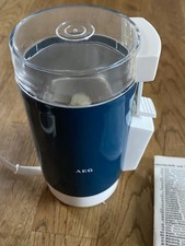 AEG KM Kaffeemühle Weiß/Blau  Vintage  UNBENUTZT, 60er/70er Jahre, OVP