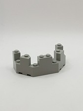 Lego® 6066 Mauer Ecke Zinne Turm Burg 4x8x2 alt hellgrau  aus 6079 6082 6086