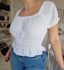 Kurzes Rüschen Oberteil