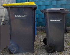 Mülltonne Aufkleber