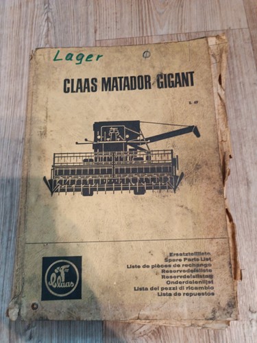 Claas mähdrescher matador - claas,