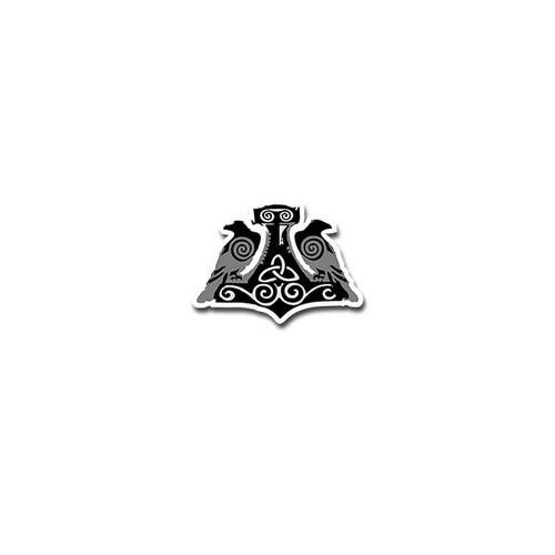 Wikinger raben hugin und munin - raben,
