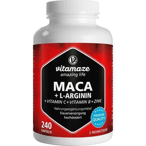 Maca hochdosiert l arginin - maca, hochdosiert+l-arginin