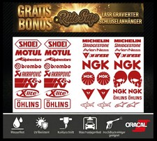 40x Motorrad Sponsoren