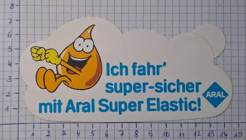 Aufkleber sticker aral - sticker,