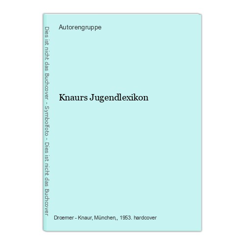 Knaurs jugendlexikon - knaurs,