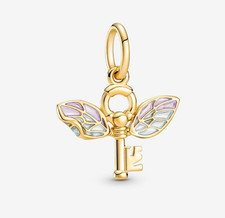 Pandora x Harry Potter Charm Anhänger /  Geflügelter Schlüssel / Vergoldet 