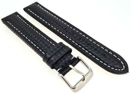 Carbon uhrenarmband 18mm - carbon,