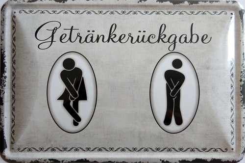 Schild blechschild 20x30cm - blechschild,