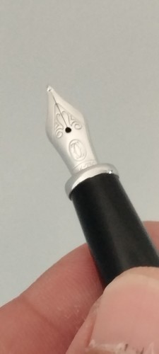 Bloc plume 18k gold pour - pour, stylo