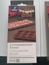 2 Schokladentafel-Formen Incl