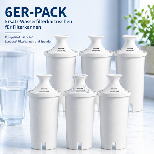 6er pack wasserfilter - pack,