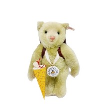 Steiff Schulanfänger Teddybär Grün 420138 30 cm Club Edition 1998 OVP