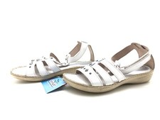 FLYFLOT Damen Sandalen Gr. 39 Sandaletten Outdoorsandalen Komfortschuhe Weiß