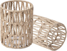 2 Stück Boho Rattan