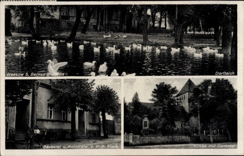 Weesow werneuchen im - ak,