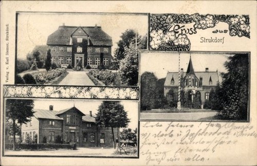 Strukdorf kreis segeberg - ak,