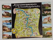 Postkarte Ansichtskarte - Jugendherbergen Weserbergland  - ungelaufen - Sammler