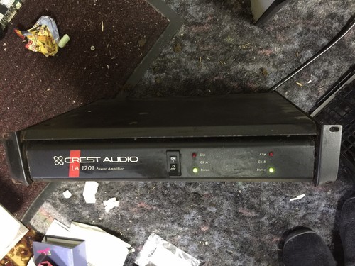Crest la1201 power amplifier - crest,