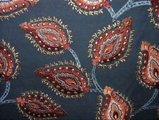 Shiraz Indigo Blau Bestickt