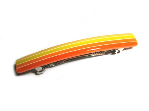 Haarspange gelb orange