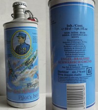 Alte Alu Bierflasche - Engel