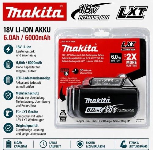 Makita original ersatz akku - ersatz,