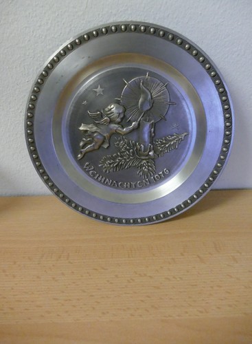 Zinn wandteller rein - rein,