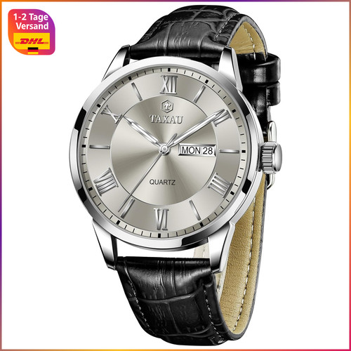 Herren armbanduhr leder - armbanduhr,
