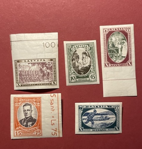 Briefmarken lettland 1932 - briefmarken,