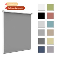 Klemm Rollo Verdunklungsrollo ohne Bohren Fenster Jalousie Thermo Klemmrollo